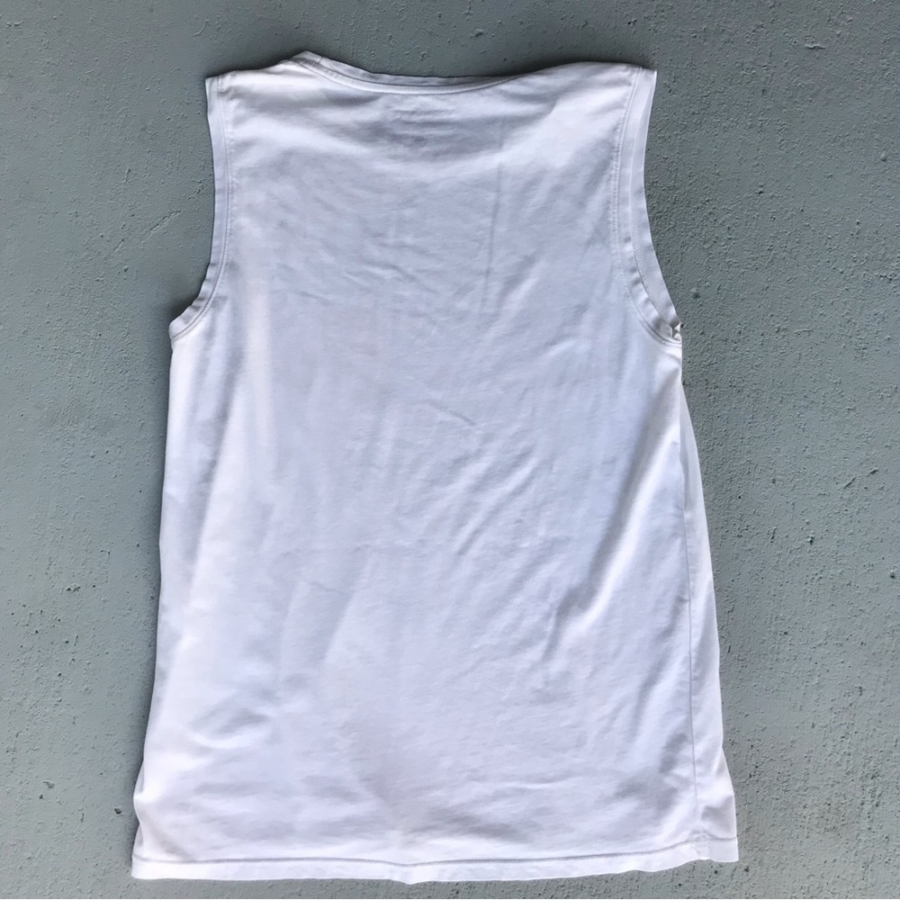 EVERLANE Equality Line 100% Human Printed Muscle Shirt Tank Top Sleeveless Tee - Picture 3 of 8